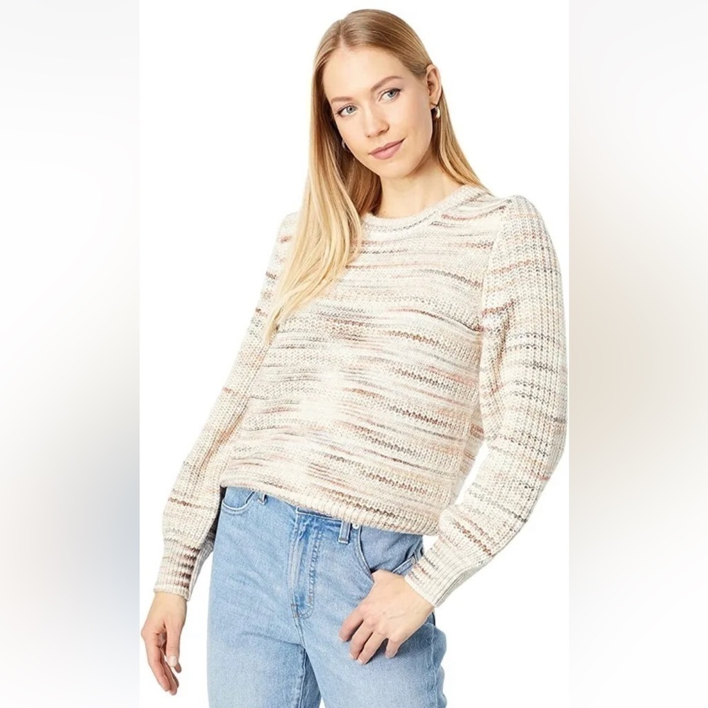 Madewell Canton Space Dyed Pullover Sweater Size Large Beige